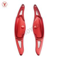 Paddle Shifter For Kia EV6 2021 2022 2023 Car Steering Wheel Gear DSG Extend Sticker Car Accessories raudona
