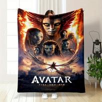 Fiery Wings, Orange Flames, Flying Figures, Dramatic and Atmospheric Scene. for All Seasons Blanket Lunch Break Throw Gift 75X95CM