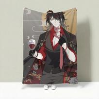 Harakteris V-Vox Akuma Mesti lengvas 240g flanelės pledas minkštas draugiškas odai vasaros vėsinimui 75X95CM