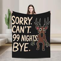 99 Naktys Miške Baisus Elnias Antklodė Lovos Pledai Sofai Kėdei Sofa-lova Minkštas Šiltas Individualus Pasidaryk Pats Kokybės Pledas 75X95CM