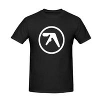 Aphex Twin Print Graphic T Shirts Summer Short Sleeve Tees Men Cotton Casual Large Size T-shirts 6XL Men Clothing Streetwear S įvairiaspalvis