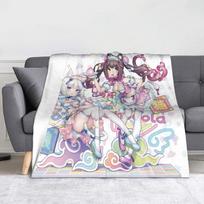 Animacinis Nekoparas Antklodė Žaidimai Vilna Derliaus Šilta Mesti Antklodė Patalynės Tekstilės Dekoras 75X95CM