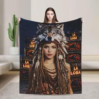 Šilta Minkšta Antklodė Dekoratyvinė Shakira Mėtoma Antklodė Dainininkė Pop Flanelinė Lovatiesė Lauko Patogiai Sofos Lovoje Dangalas 75X95CM