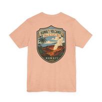 Hawaii Volcanoes - Mid Century National Park T-Shirt | Retro Hawaii Volcano Graphic Tee | Vintage Travel Souvenir Shirt S