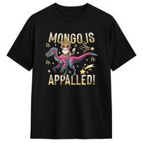 Mongo Is Appalled Princess Cat Riding Dinosaur  TShirts Unisex  Awesome Pure Cotton Tees Crew Neck Short Sleeve T Shirts Unique S įvairiaspalvis