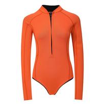 Womens 2mm Full-Body Long Sleeve Wetsuit Surfing Diving Snorkeling UV Protection Thermal Rash Guard Small