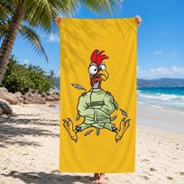 Meme S-Screaming Chickens Towel Dry Microfiber Bath Towel for Swimming Surfing Camping Unisex Holiday 50X100cm