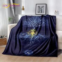 Rainbow 7 Chakra Mandala Bohemia Soft Plush Blanket,Flannel Blanket Throw Blanket for Living Room Bedroom Bed Sofa Picnic Cover Size: 75*100cm, Weight: 230 GSM