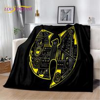Wu T-TANG Clans Series Sign Soft Plush Blanket,Flannel Blanket Throw Blanket for Living Room Bedroom Bed Sofa Picnic Cover Kids Size: 75*100cm, Weight: 230 GSM