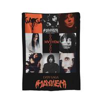 Lady Gaga Mayhem Blanket Velvet Autumn/Winter Breathable Soft Throw Blanket for Home Couch Bedspreads Size: 75*100cm, Weight: 230 GSM