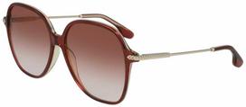 Akiniai VICTORIA BECKHAM VB613S-607. Akiniai przeciwsłoneczne, Kolor Bordo honey. Kobieta.