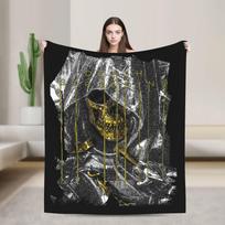 Death Stranding Sam Blanket Flannel Winter Videogame Multi-function Lightweight Throw Blanket for Home Size: 75*100cm, Weight: 230 GSM