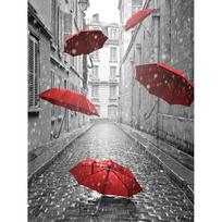 Full Round/Square 5D Diy Diamond Painting Red umbrella Embroidery Full Lay Cross Stitch Kits Home Decor Handmade Gift Round 20x30cm