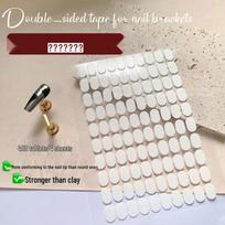 Transparent Chess Piece Acrylic Nail Art Practice Stand (Magnetic-Free)