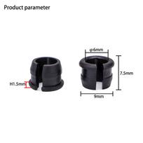 10 vnt. Dviračio vožtuvo skylės adapteris Dviračio vidinio vamzdelio adapteris Guminis kamštis Mtb kelių dviračio adapteriui Prakiurimas Schrader vožtuvui 10Pcs