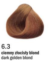 Allwaves Cream Color plaukų dažai, ilgalaikis spalvinimas, 100 ml 6.3 tamsus aukso šviesus.