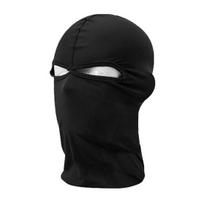 Unisex Lauko Motociklo Viso Veido Danga Slidinėjimui Kaklo Apsauga Likros Balaklava juoda
