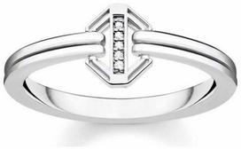 Biżuteria THOMAS SABO DT00367251454. Pierścionek, Kolor sidabrinė. Kobieta.