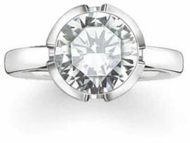 Biżuteria THOMAS SABO 036-051-14-52. Pierścionek, Kolor sidabrinė. Kobieta.
