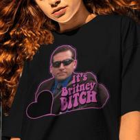 It's Britney B*tch Shirt: Funny The Office Michael Scott Tee M