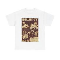Retro Y2K Horror Silent Hill Inspired Gaming Brutalism Graphic Adult Unisex T shirt S