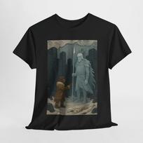 Norse Inspired Ancestors Unisex Tee, Cozy Graphic TShirt, Gift for Viking Lovers, Nature Lover Apparel, Unique Art Tee, Casual Winter Wear L