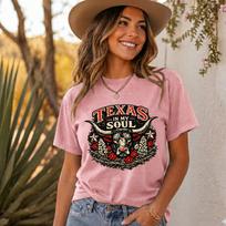 Texas In My Soul Shirt,Comfort Colors Texas Longhorn Tee,Western Boho Texas Gift,Country Girl Shirt Women,Texas Pride Shirt,Lone Star State S