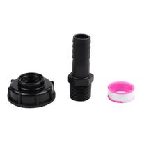 Adapter S60x6 Hose Barb Water Tank Watering Equipment Black