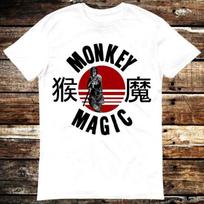 Monkey Magic Japanese Poster TV Series Best Seller T Shirt Meme Gift Top Tee Unisex Gamer Movie Music 6338 3XL