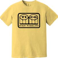 Tico Records Heavyweight T-Shirt - High Fidelity, Salsa Music, New York Latin music, 1950s, 1960s, Tito Puente, Tito Rodríguez, Machito L