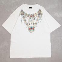 Vintage Dream Catcher Single Stitch T-Shirt X-Large Men's 1990s USA Made White Graphic Print 2XL