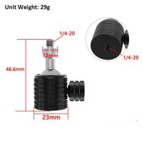 Szsmilin Universal Mini Gimbal Ball Head Aluminum Alloy 1/4 & 3/8 Camera Tripod Octopus Projector Accessories