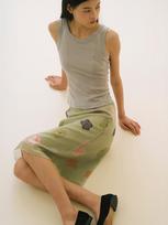 Average Attitude Slim Cut Tank_Fog Gray Fog Gray/Os