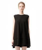 Monophobia Raw Edge Line Sleeveless Black/Free