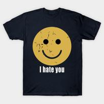 Asian Size Men Black Print T-shirt Harry Styles I Hate You No-Cut Print Cotton Tshirt XL tamsiai mėlyna