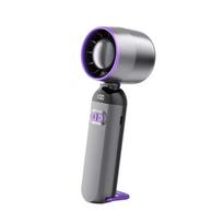 Portable Small USB Charging Fan Rechargeable Turbo Fan Outdoor Mini Hand Fan  Lash Supplies violetinė