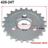 1Pcs 420/428 24T/26T/28T/29T/31T/35T/37T Teeth 30mm Rear Gear Sprocket Fit For Honda Monkey Motorcycle Pit Dirt Bike Accessories 420-24T