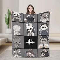 Deads by Daylights Blanket Quality Super Soft Throw Blanket Winter Travel Office Couch Chair Sofa Bed Fashion Bedspread Size: 75*100cm, Weight: 230 GSM