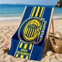 Rosario Central Crest Beach Towel, Quick-drying, Easy to Care for, Suitable for Both Fitness and Beach Vacations,Sports Essential 70cmx140cm(27x55inch)