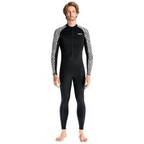 Unisex UV Protection Rash Guard Wetsuit Snorkeling Surfing Diving Quick Dry Long Sleeve Swimwear XS