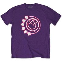 Blink182 Unisex Tshirt Six Arrow Smile (Purple) Rockoff S
