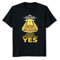 NEW LIMITED Ancient Astronaut Theorists Say Yes Pyramid T-Shirt Unisex T-Shirt S įvairiaspalvis