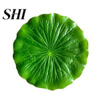 Decoration Leaf Crafts Energetic Non-fading Simulation Lotus Fine Artificial Plants Workmanship Realistic DIY Washable Leaves Plant M
