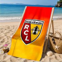 Racing Club De Lens Crest Beach Towel, Quick-drying, Easy to Care for, Suitable for Both Fitness and Beach Vacations,Sports Essential 70cmx140cm(27x55inch)