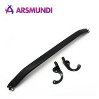 Front Strut Bar Black for 92-00 Civic EG EK/93-97 Del Sol/94-01 Integra DC2 juoda
