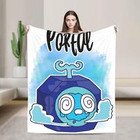 Super šilta antklodė Dekoratyviniai B-Blox Rinkiniai Lapės Vaisiai Mėtoma antklodė Flanelinė lovatiesė Laukiam orui Purus sofos lovos uždangalas 75X95CM
