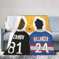Šildoma Rivalry megzta antklodė Fleece Hollanov 81 24 Lengvas pledas lovai, sofai, miegamojo gobelenas 75X95CM