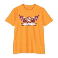 Personalized Volleyball Shirt Custom Name Team Banner Volleyball Gift Players Coaches Fans Custom Tee 2XL