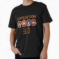 Clair Obscur Expedition 33 Gustav Maelle Lune Sciel Gift Tee for Gamer 100 Cotton Short Sleeve Graphic TShirt All Size Tops S įvairiaspalvis
