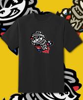 Men's and Women's T-shirts Rock City Trash Pandas Milb Team Logo S įvairiaspalvis